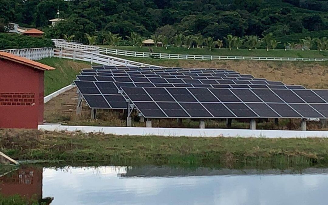 Instalação De Energia Solar Fazenda Terra Nova Varginha Sul De Minas